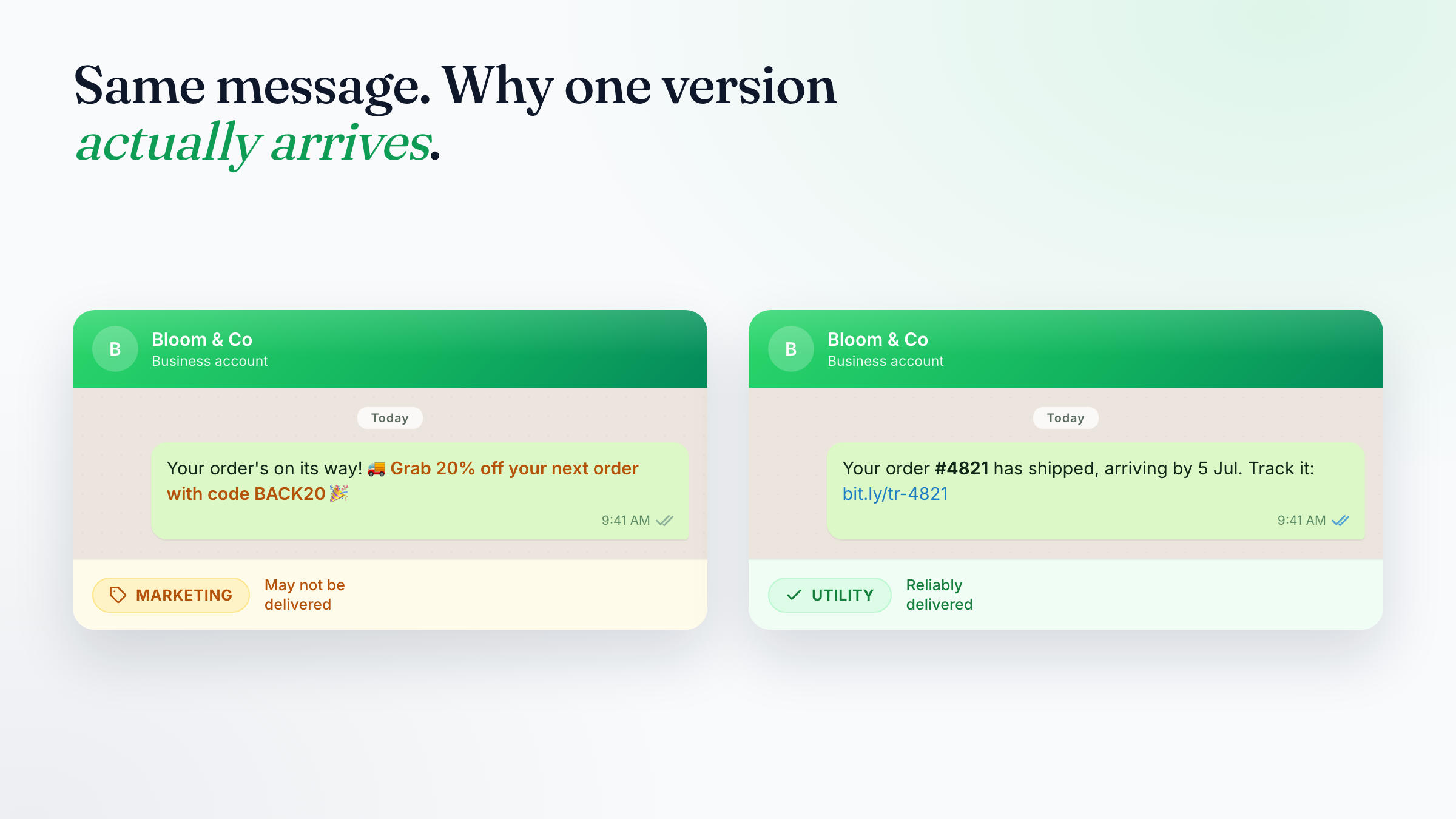 How to Get Your WhatsApp Templates Classified as UTILITY